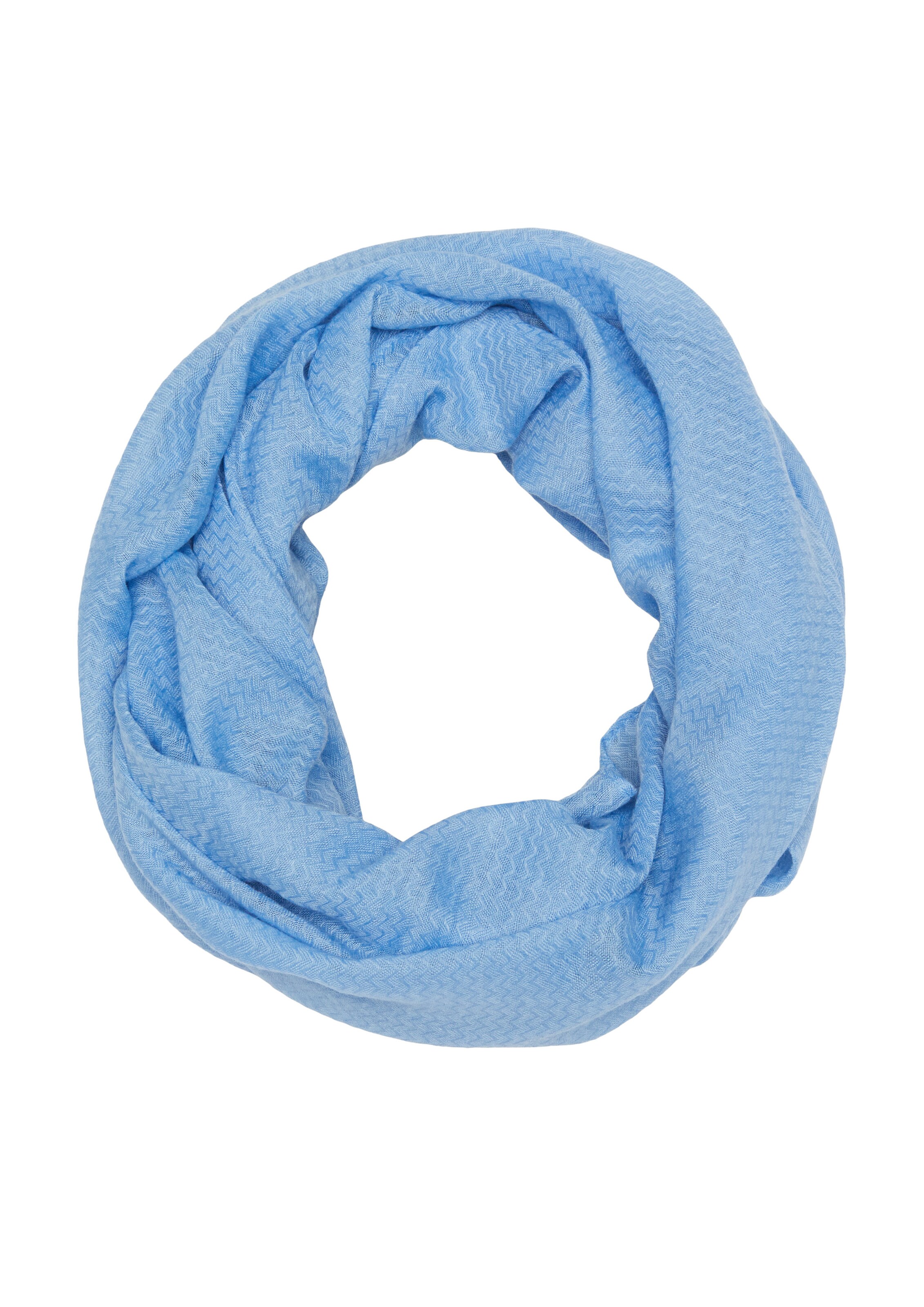 Écharpe tube s.Oliver en bleu : devant