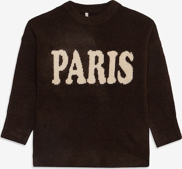 Pull-over 'KOGJERICO' ONLY GIRLS en marron : devant