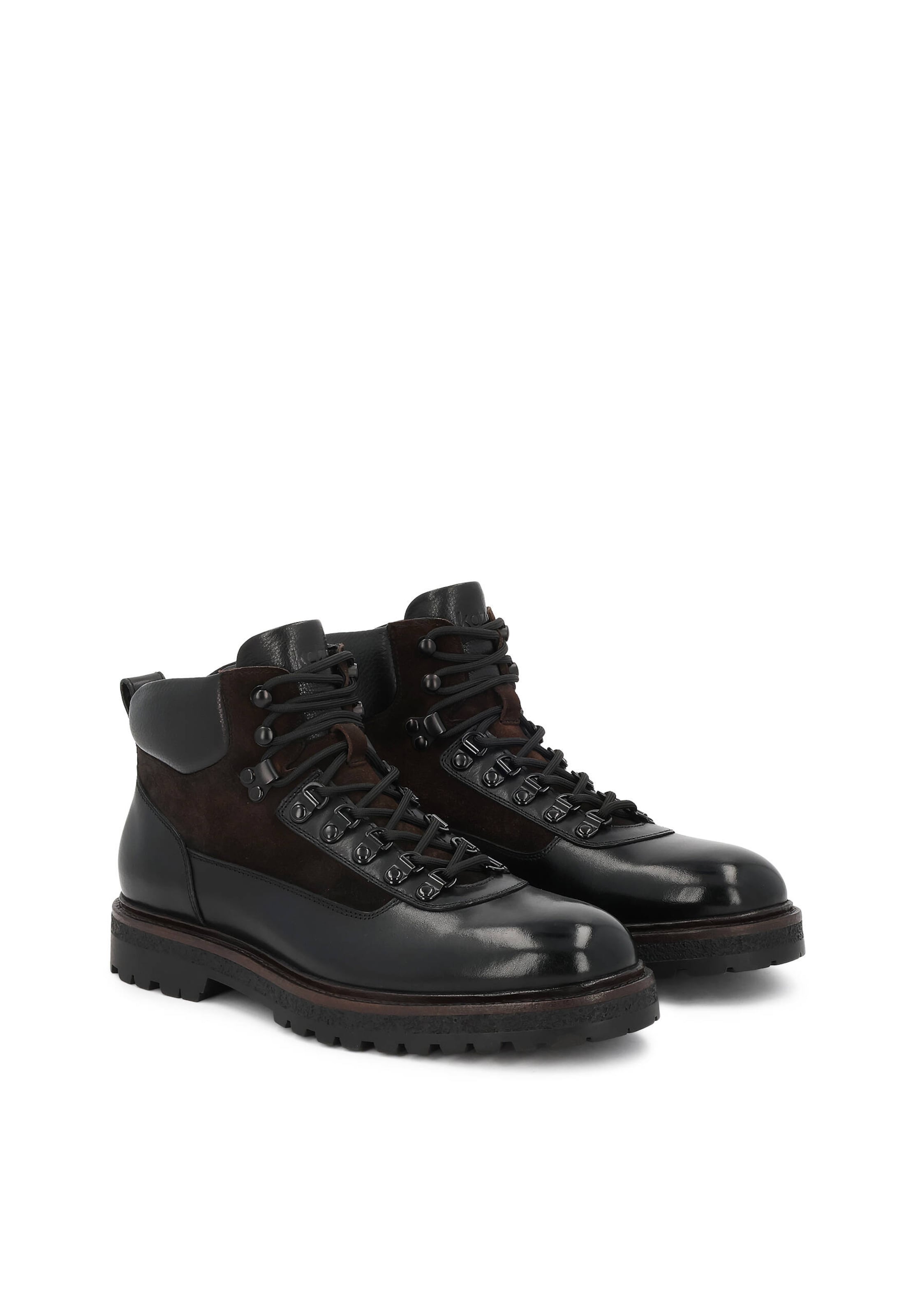 Boots stringati di Kazar in nero