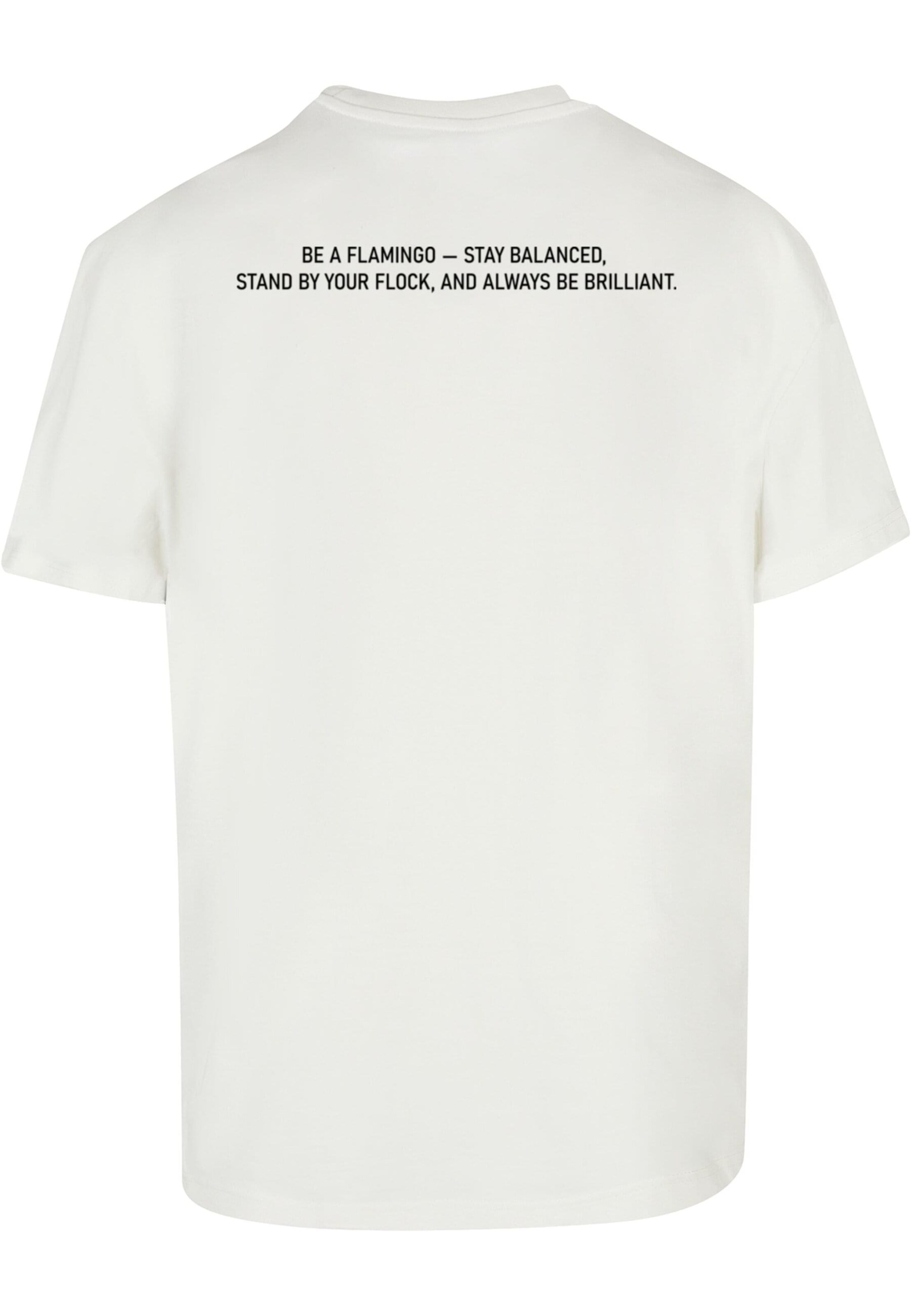 Merchcode Shirt 'Flamingo' in White