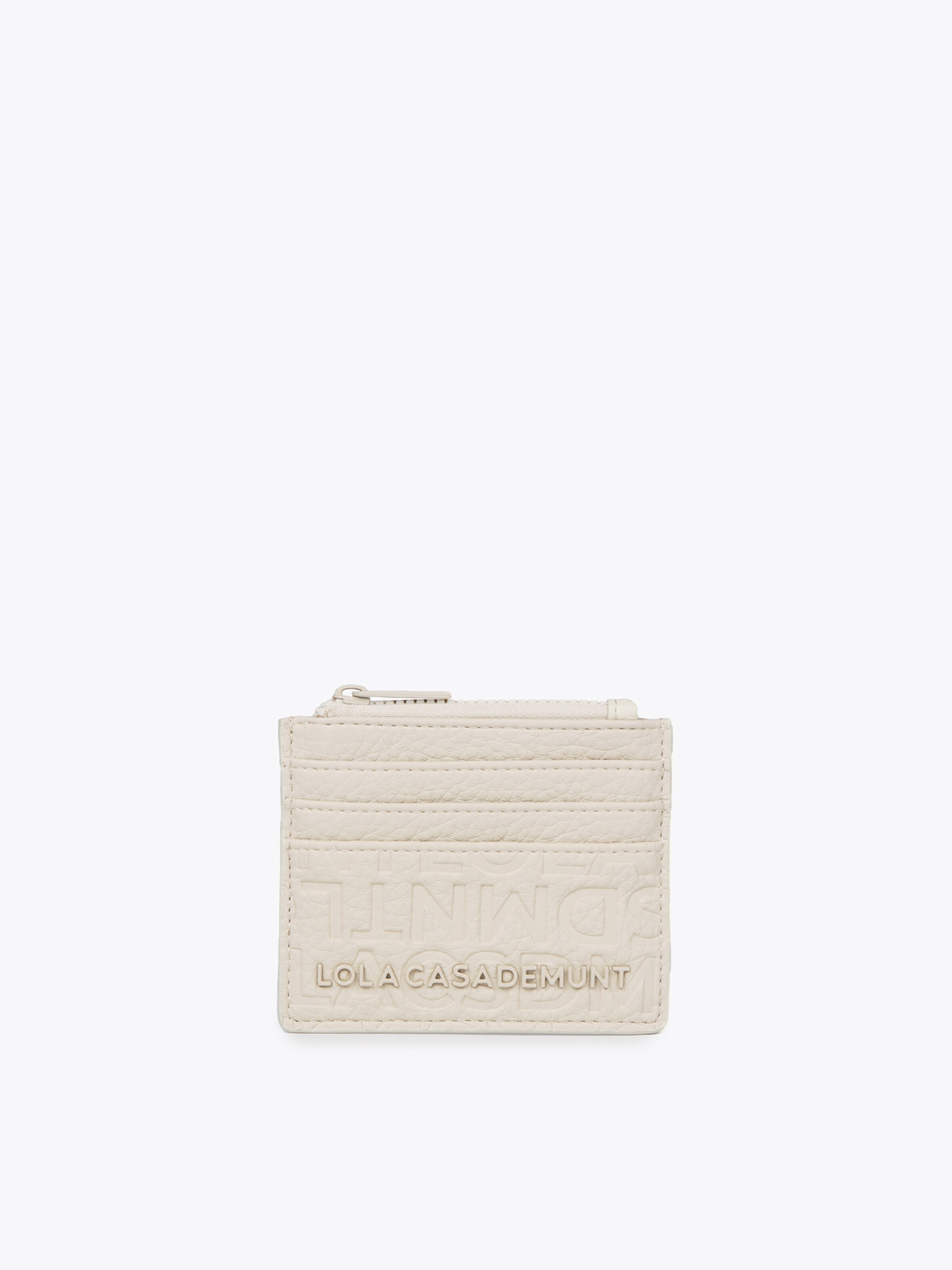 Lola Casademunt Wallet in White: front