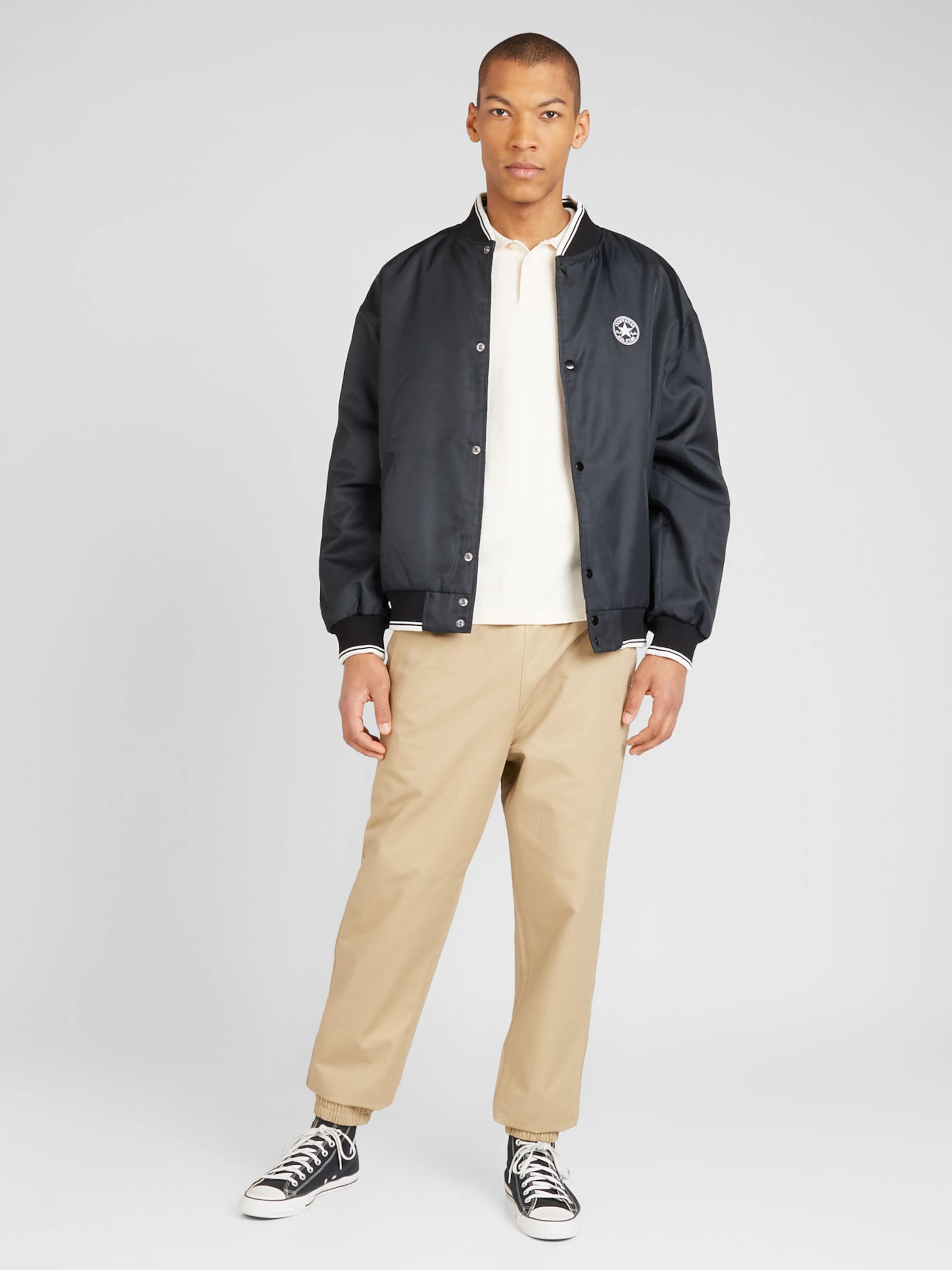 Veste mi saison RETRO CHUCK VARSITY CONVERSE en Noir ABOUT YOU