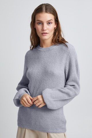 b.young Sweater in Blue: front