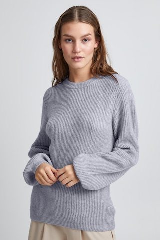 b.young Sweater in Blue: front