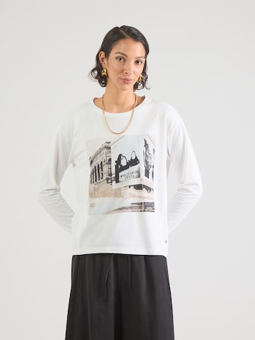 Maglietta di monari in bianco: frontale