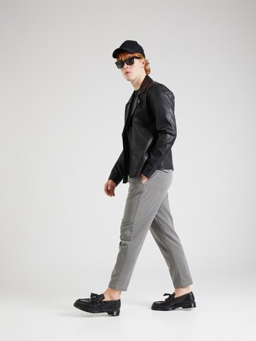 DRYKORN Regular Pleat-front trousers 'DEVYN' in Grey
