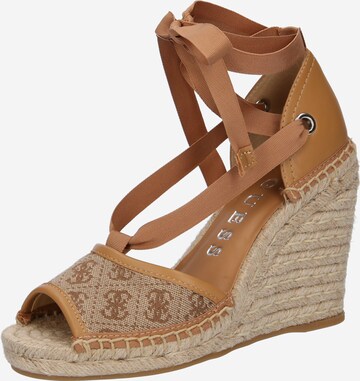 GUESS Sandaal 'DIANDRA' in Beige: voorkant