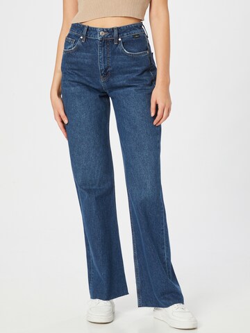 Wide leg Jeans 'Victoria' de la Mavi pe albastru: față