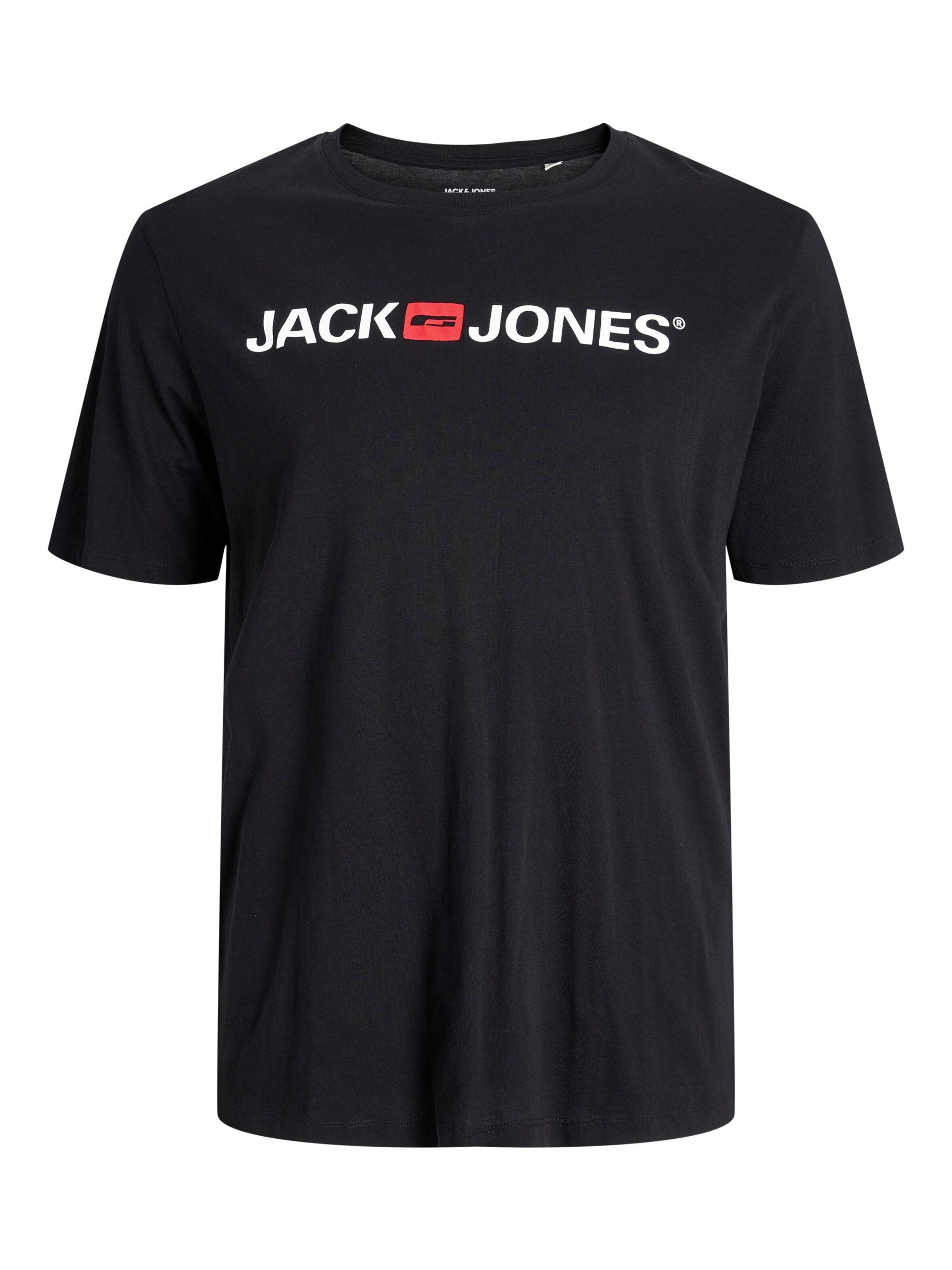 Jack & Jones Plus Shirt 'JJECorp' in Black: front