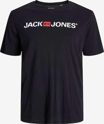 T-Shirt 'JJECorp' Jack & Jones Plus en noir : devant