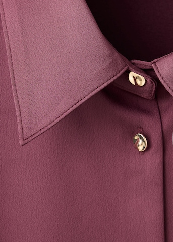MANGO Blouse 'IDEALE' in Purple