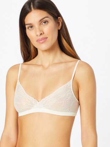 ETAM Triangle Bra in Beige: front