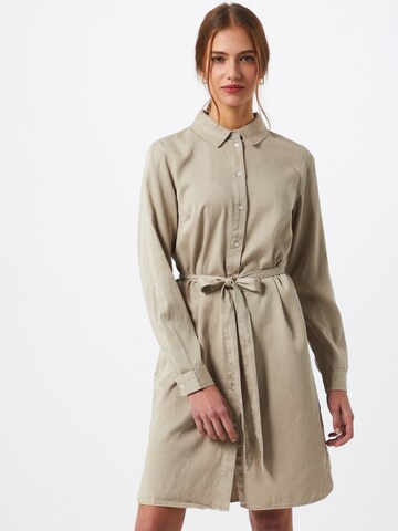 Robe-chemise 'Bista' VILA en beige : devant