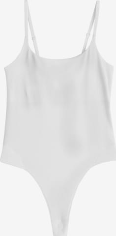 Body de la self. pe alb: față