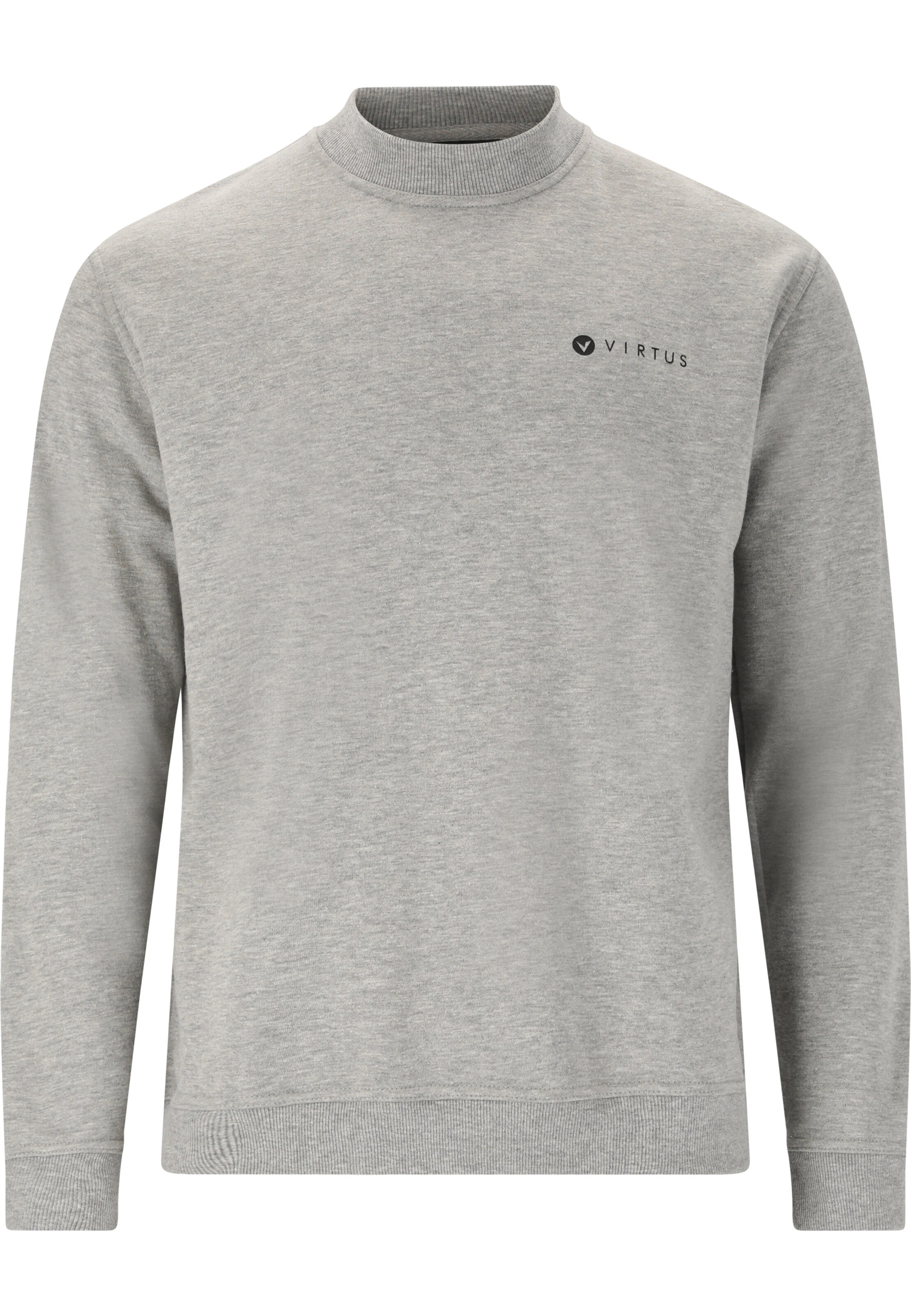 Virtus Sweatshirt 'Dereck' in Grau: Vorderseite