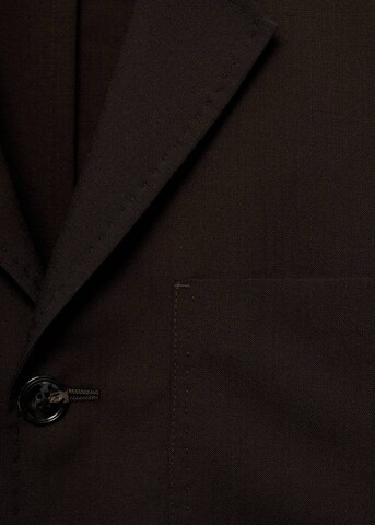 MANGO MAN Regular fit Suit Jacket 'Garda' in Brown