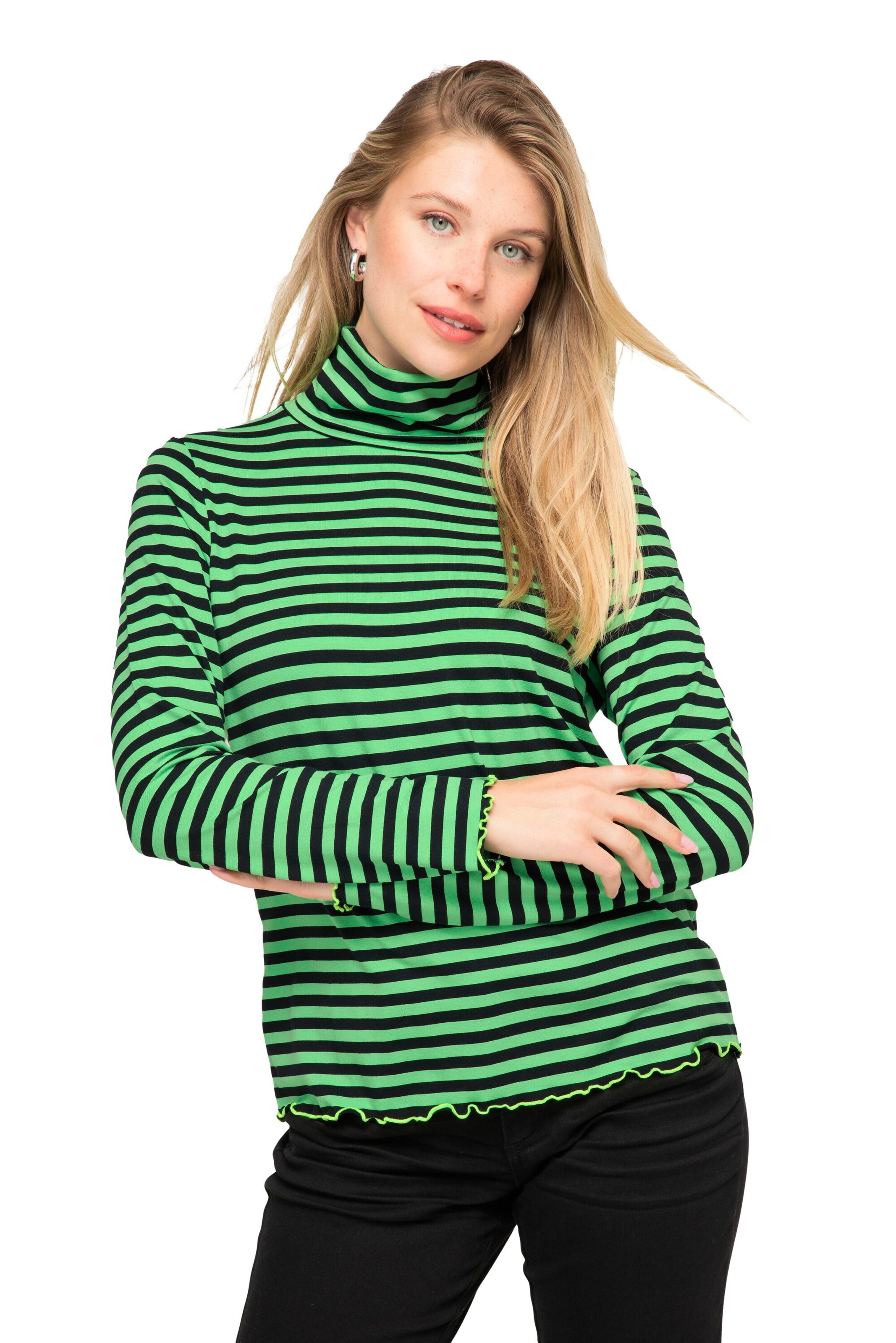 LAURASØN Shirt in Green: front