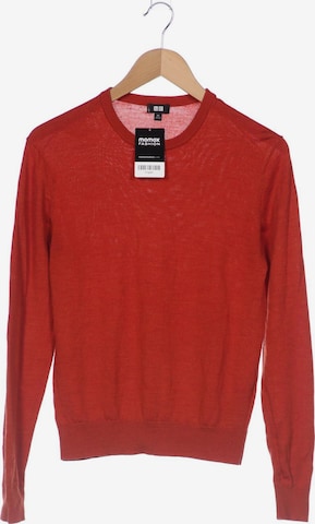 UNIQLO Sweater & Cardigan in XS in Orange: front