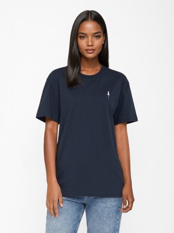NIKIN T-Shirt 'Tree' (GOTS) in Blau
