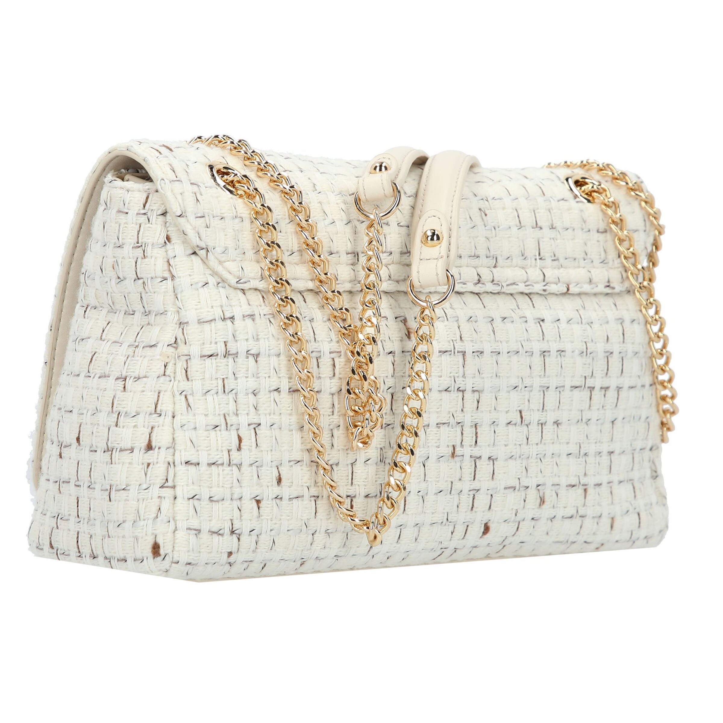 VALENTINO Schultertasche 'Tweed' in Beige