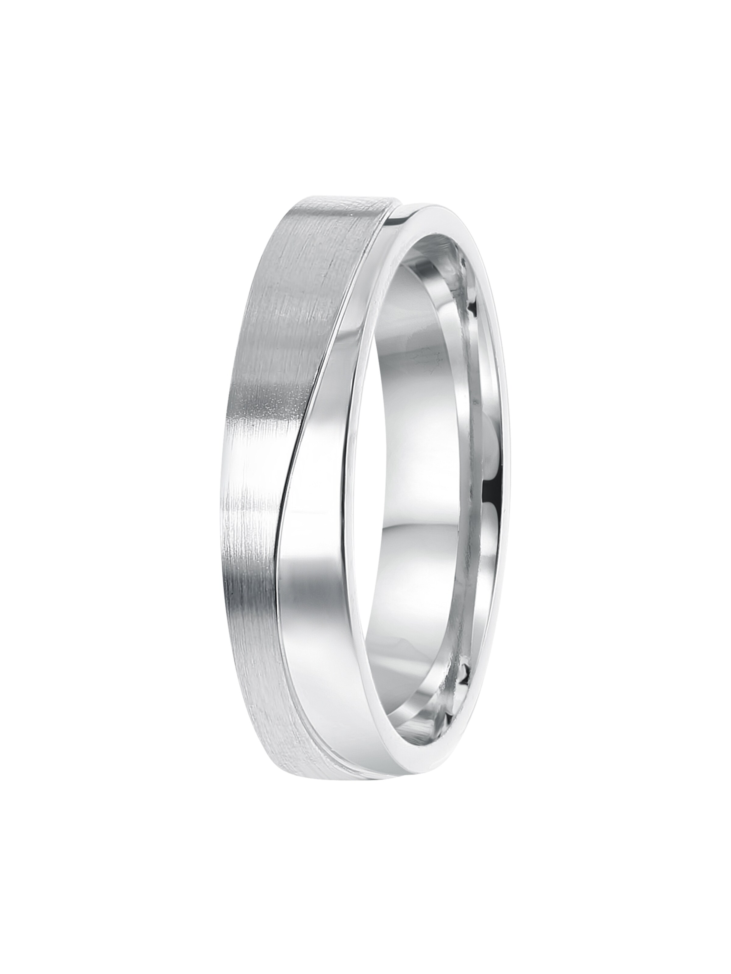Lucardi Ring in Silver: front