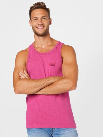 Superdry - Camisa em rosa: frente