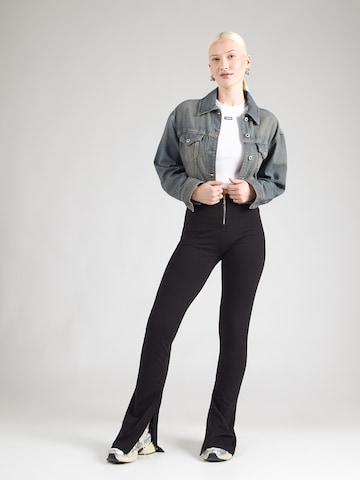 HUGO Расклешенный Штаны 'Nuflare' в Черный