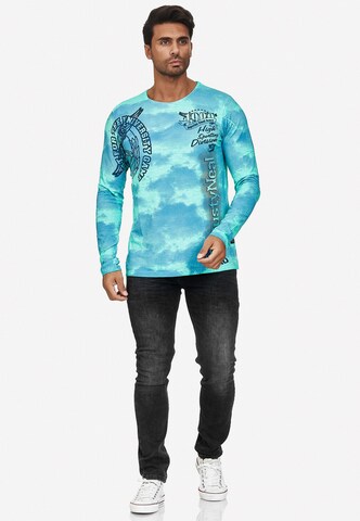 Rusty Neal Cooles Longsleeve mit angesagtem Allover-Print in Grün