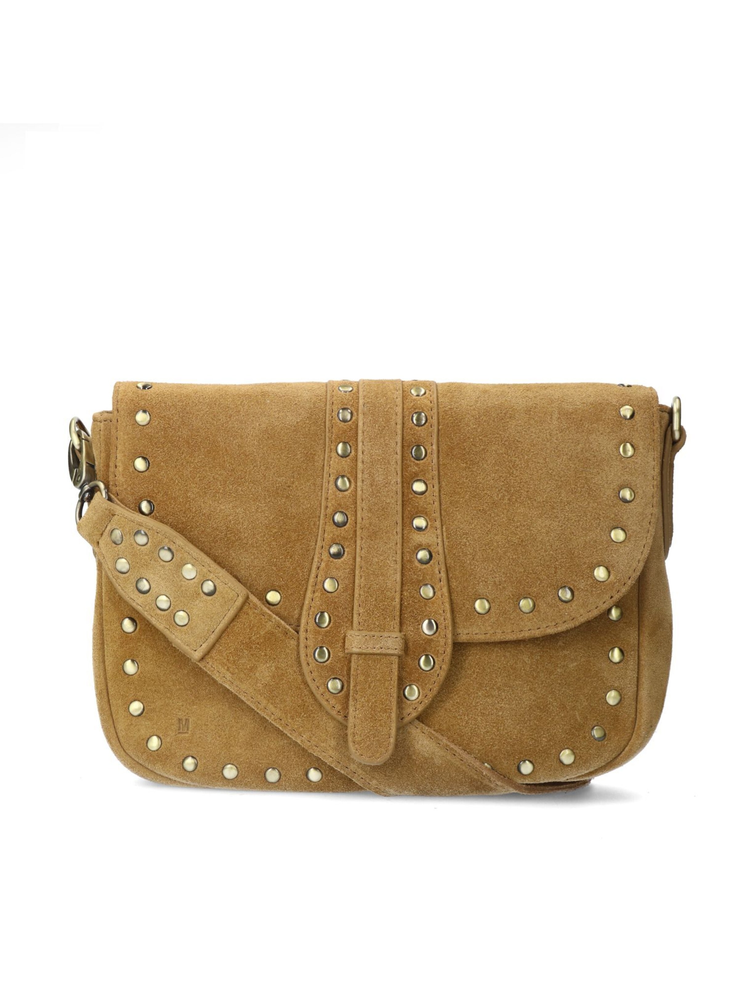 MANFIELD Crossbody Bag in Brown: front