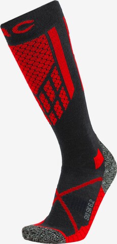 P.A.C. Athletic Socks in Red: front