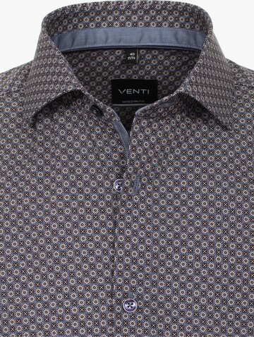 VENTI Slim fit Button Up Shirt in Blue