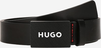HUGO Gürtel 'Gilao-Z' in schwarz / offwhite, Produktansicht