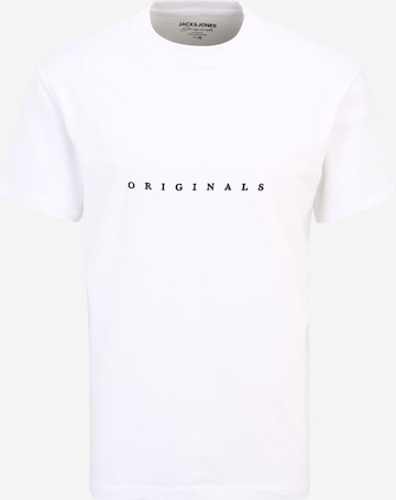 T-Shirt 'Copenhagen' JACK & JONES en blanc : devant