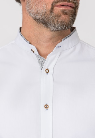STOCKERPOINT Regular fit Klederdracht overhemd 'Benito' in Wit