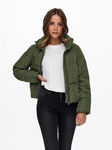 JDY Winter Jacket 'JDYNEWERICA' in Green