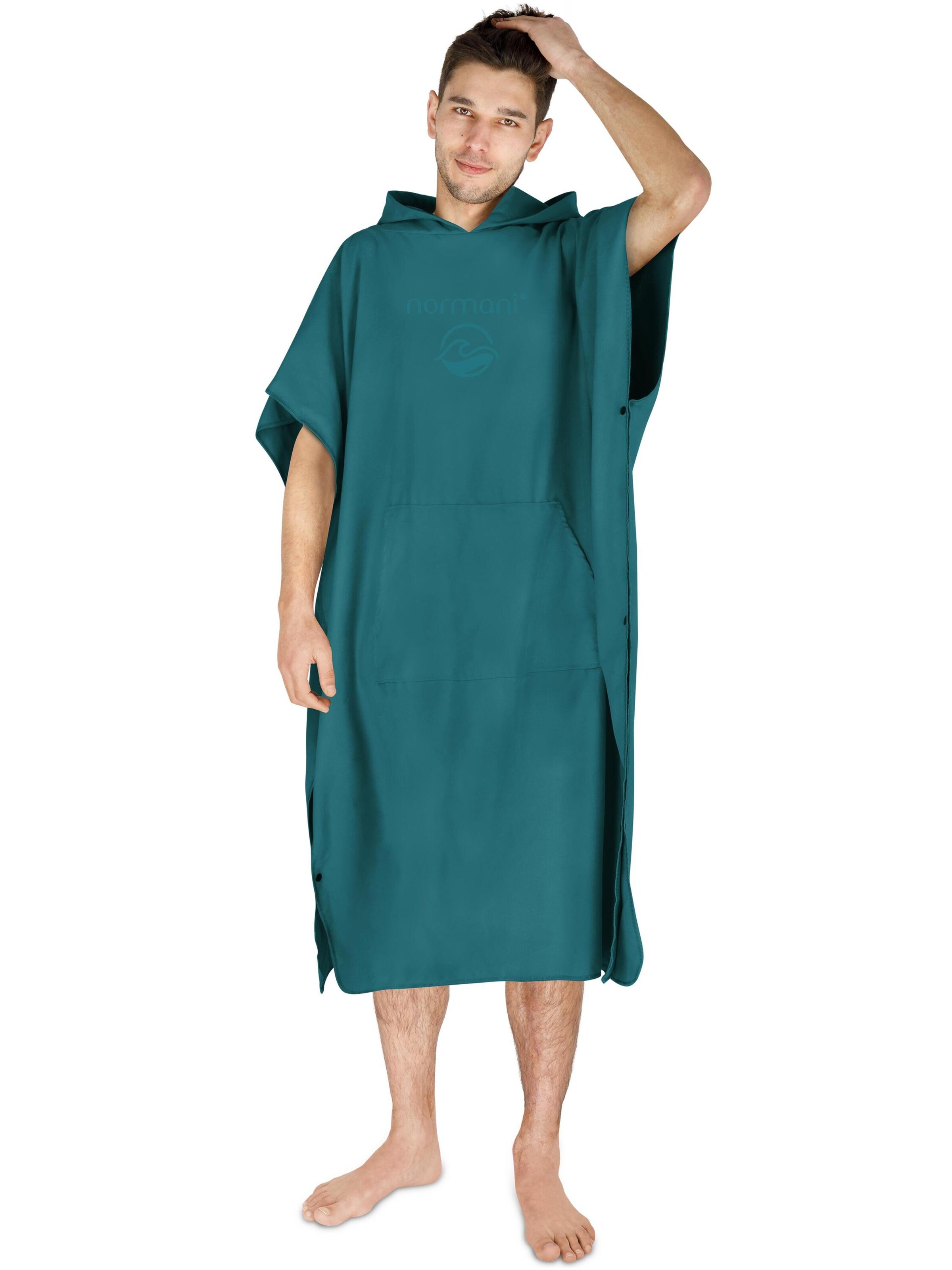 Peignoires de bain de sport 'Nosara' normani en bleu : devant