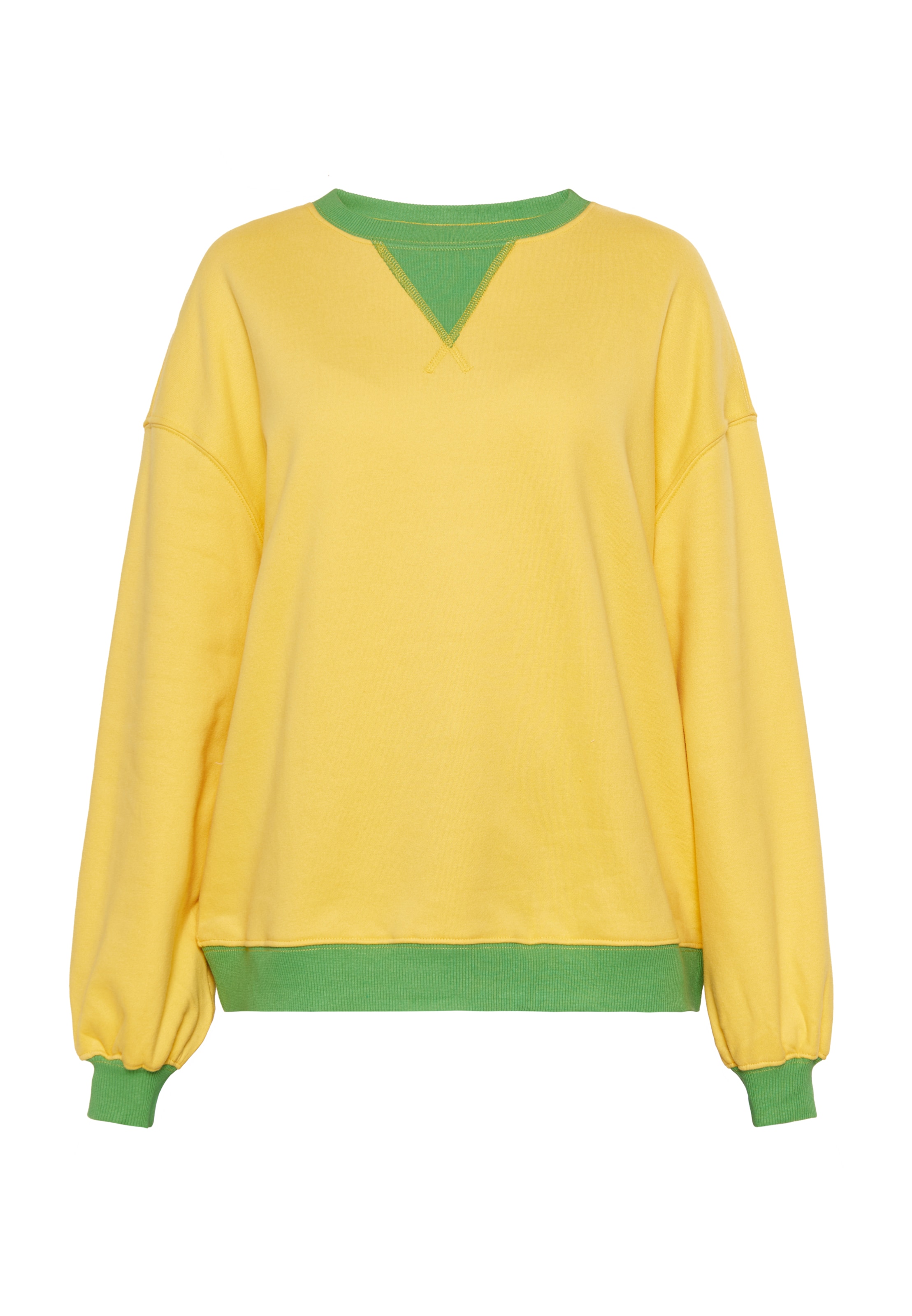 SANIKA Sweatshirt 'Fashion Look' in Yellow: front