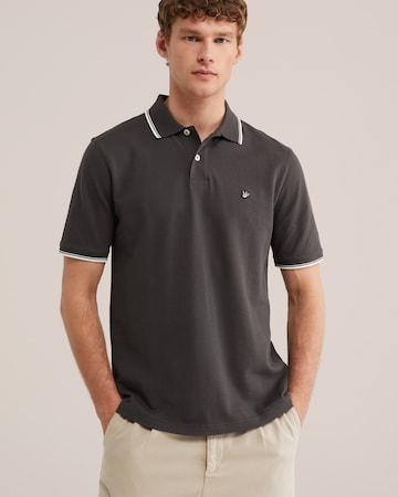 WE Fashion Shirt in Grijs: voorkant