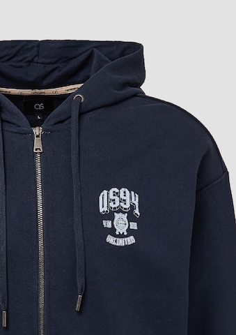 Sweat-shirt QS en bleu