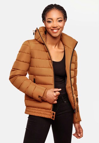 MARIKOO Winter jacket 'Poison' in Brown