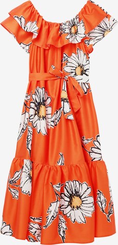 Desigual Kleid 'Daisy' in Orange: predná strana