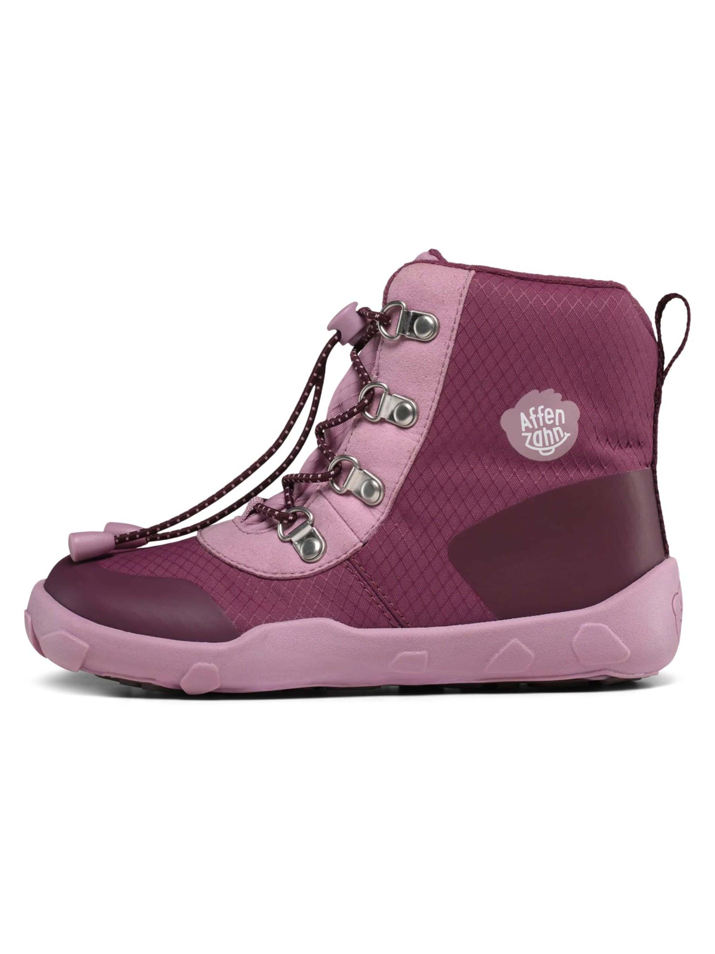 Affenzahn Boots 'Discovy' in Purple: front