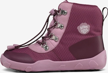 Affenzahn Boots 'Discovy' in Purple: front