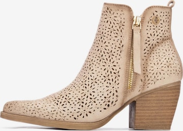 Xti Stiefelette in Beige: Vorderseite
