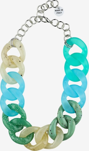 COLLEZIONE ALESSANDRO Kette 'Rom' in Blau: Vorderseite