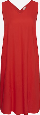 Robe 'KCmille' KAFFE CURVE en rouge : devant