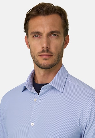Boggi Milano Slim fit Button Up Shirt in Blue