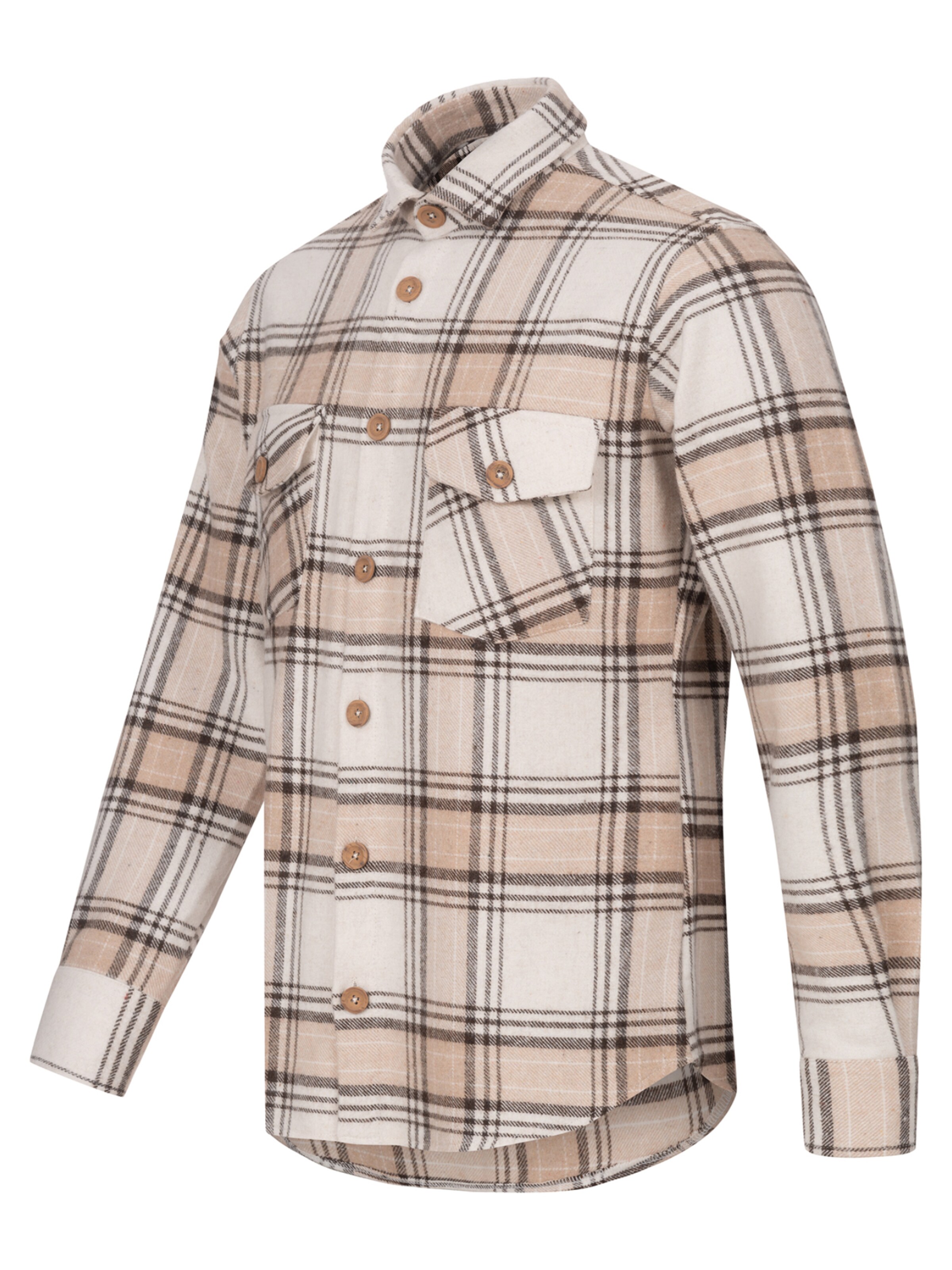 Rock Creek Regular Fit Hemd in Beige