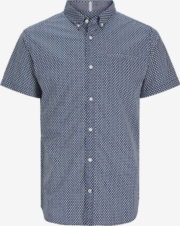 JACK & JONES Regular fit Button Up Shirt 'JACK' in Blue: front