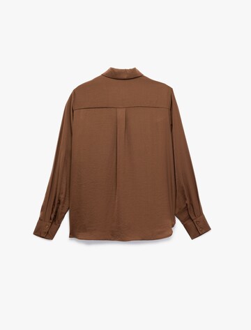Koton Bluse in Braun
